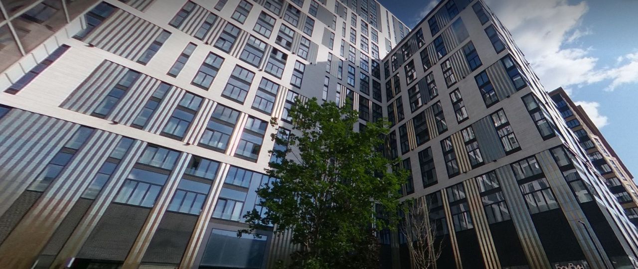 фасад дома, здание по адресу г Москва, Ленинградский пр-кт, д 29 к 2